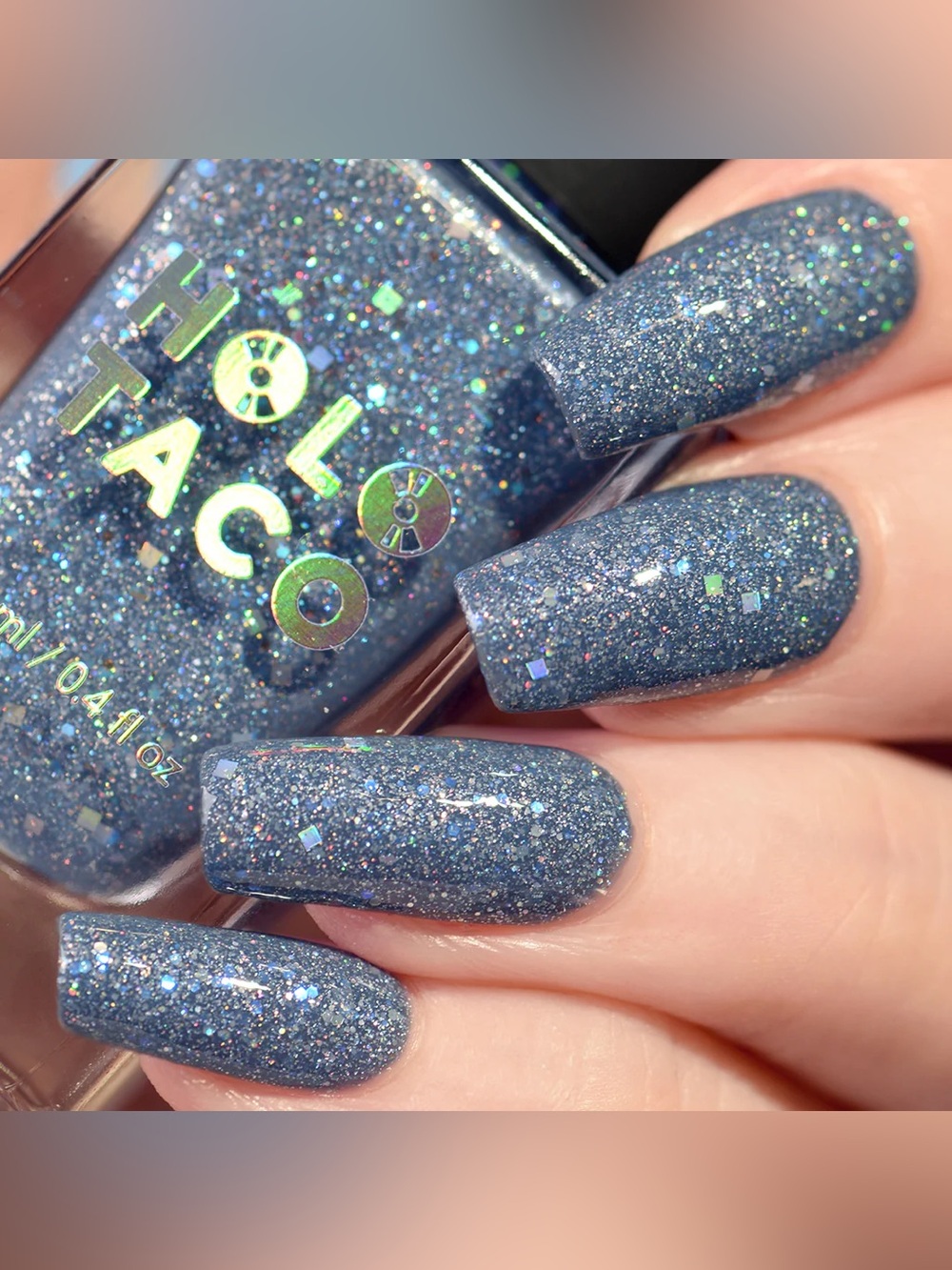 Holo taco crystal skies retired nail polish